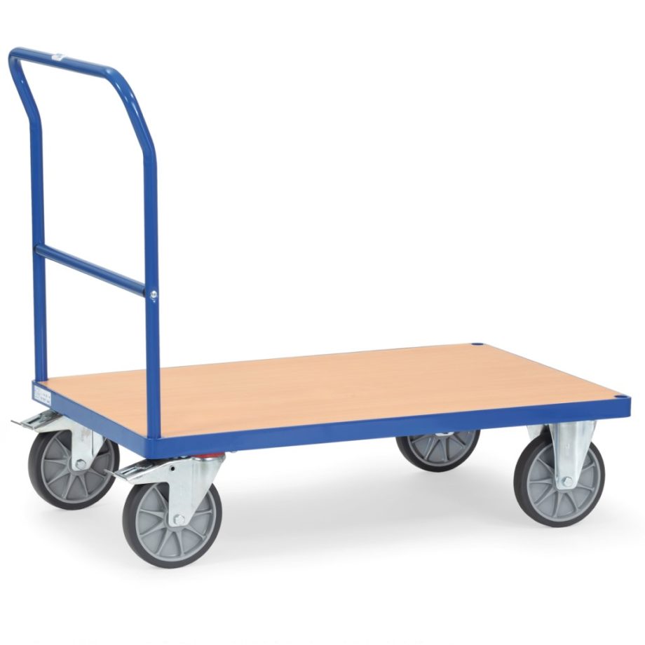 Carro Plataforma de Carga con mango de empuje - 600 kg - Sitramo's Carretillas